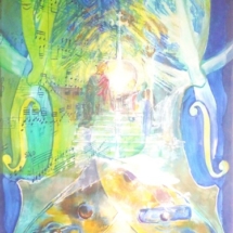 Parsifal. Acrylic on wood. 2,40 x 1,20 m. 2008