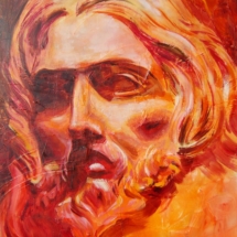 Bernini's Christ Revisited. Acrylic on Canvas. 0,80 x 1 m. 2009