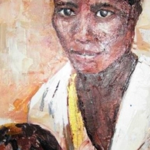 Gadzi. Acrylic on canvas. 50 x 30 cm. 2011 - SOLD