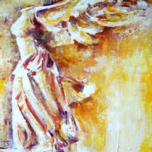Samothrace Victory. Acrylic on canvas, 0,80 x 1 m. 2011 - SOLD