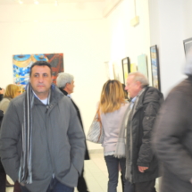 Visitors attending the exhibition