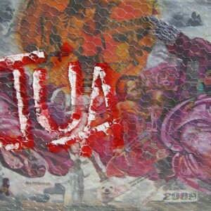 Act. Collage and mixed technique. 2,30 x 1,20 m. Donation to the BMW Painting Award. 2009