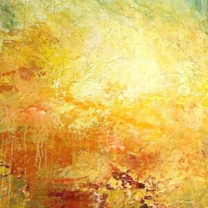 Granade sunrise 1 (left). Acrylic on canvas. 0,80 x 1 m. 2015 - SOLD