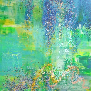 "The Hanging Gardens of La Alcazaba" 1.30 x 1.62m. Mixed technique on canvas. 2026