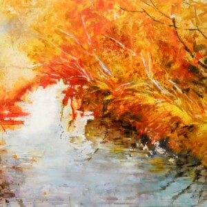 Finding My Way. Acrylic on canvas, 1,30 x 0,8 m, 2012-SOLD