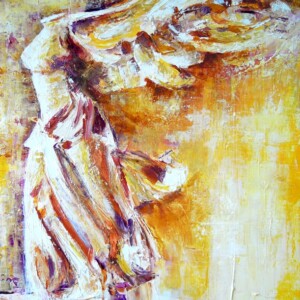 Samothrace Victory. Acrylic on canvas, 0,80 x 1 m. 2011 – SOLD