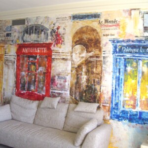 Mijas wall as part of the room.