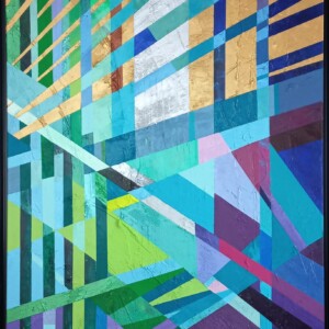 Decomposition of light- Acrylic on canvas 1,40 x 2,10 m