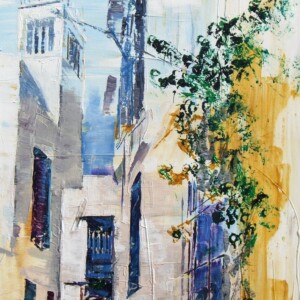 Tunisia. Acrylic on canvas. 1,20 x 0,70 m. 2009 – SOLD