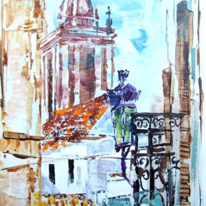 Tarifa. Acrylic on canvas. 1,20 x 0,70 m. 2009 – SOLD