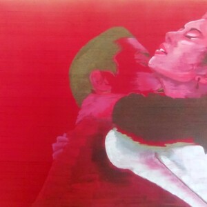 2046 Movie. Color on silk. 1,20 x 0,80 m. 2008