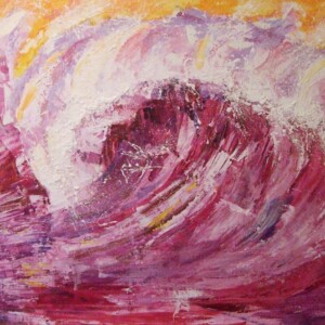 Wave. Acrylic on canvas. 1,20 x 0,70 m. 2010 – SOLD