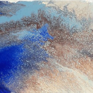 High tide. Acrylic on canvas. 1,20 x 0,60 m. 2018 - SOLD