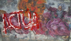 ACTUA. Collage 2,40 x 1,20 m. 2009