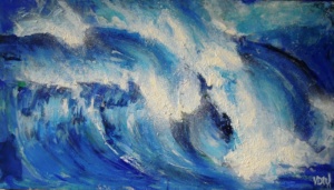 Sea. Acrylic on canvas. 1 x 0,50 m. 2011 - SOLD