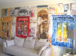 Mijas wall as part of the room.