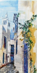 Tunisia. Acrylic on canvas. 1,20 x 0,70 m. 2009 - SOLD