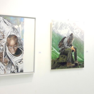 Some works at the exhibition