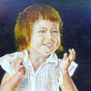 Little girl. Acrylic on canvas. 50 x 40 cm. 2015. Donation