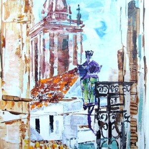 Tarifa. Acrylic on canvas. 1,20 x 0,70 m. 2009 – SOLD